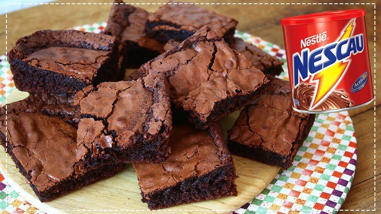 brownie de nescau