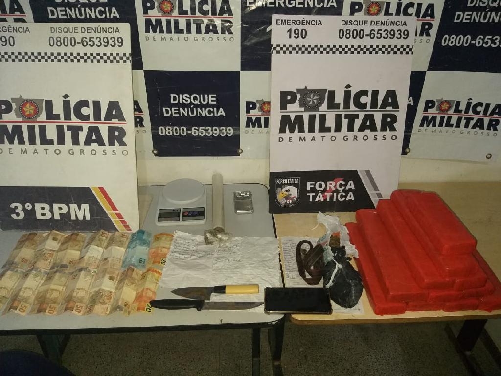 pm prende suspeito com 8 kg de maconha no residencial canaa