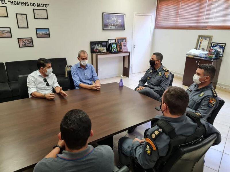 prefeito e secretario vao a cuiaba para tratar sobre projetos na seguranca publica