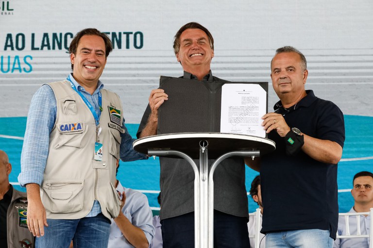 presidente jair bolsonaro da inicio a jornada das aguas para garantir seguranca hidrica em regioes secas