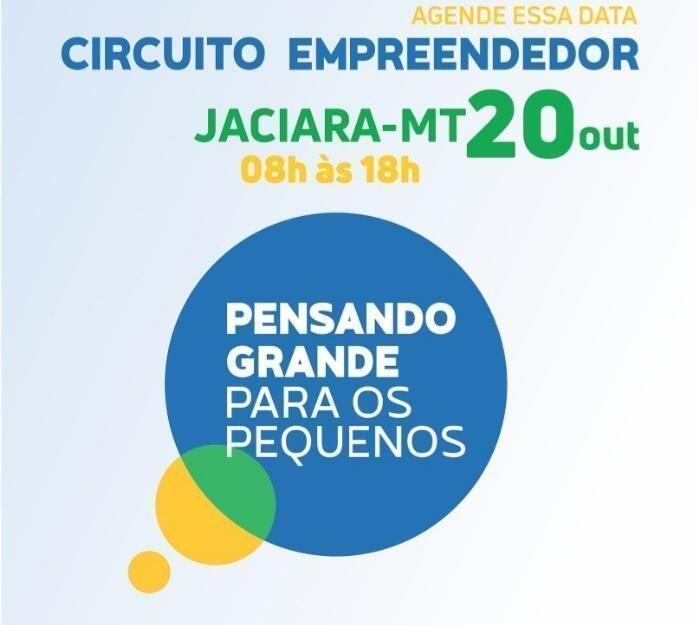 regiao sul de mato grosso recebera 8ª edicao do circuito empreendedor