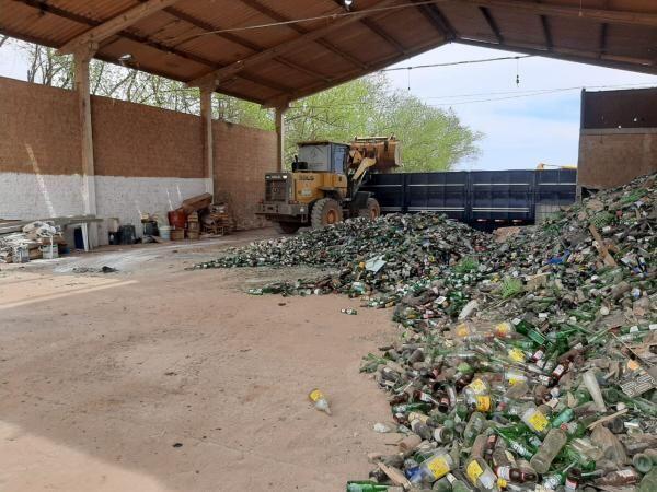 sorriso ja destinou mais de 100 toneladas de vidro para reciclagem neste ano