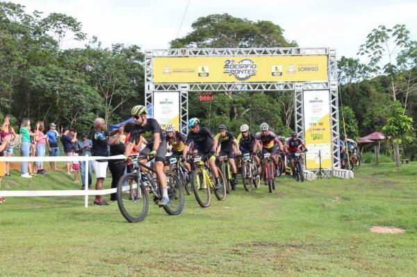 2º desafio das pontes reuniu ciclistas de sorriso e regiao no fim de semana