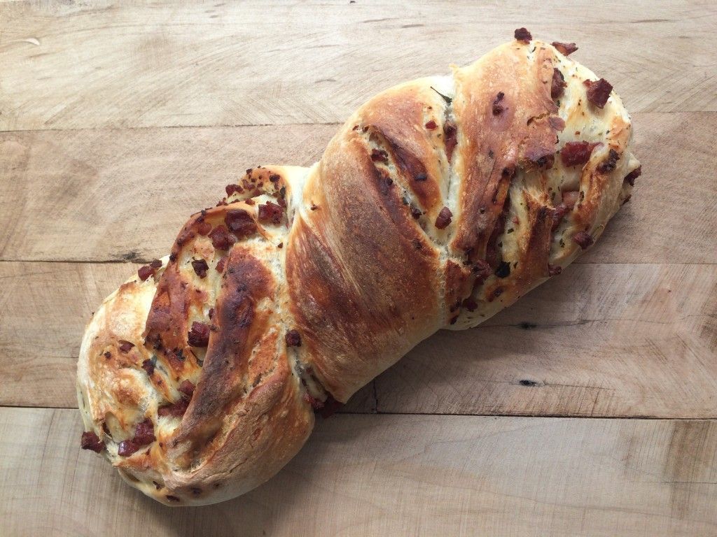 Receita de pão de calabresa