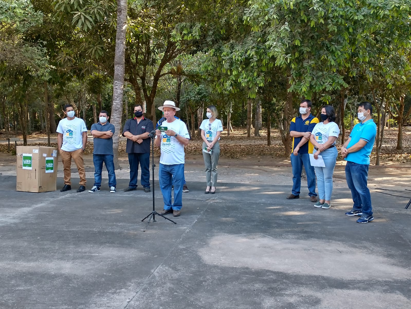 meio ambiente atinge meta de arrecadacao de lixo eletronico na campanha leve