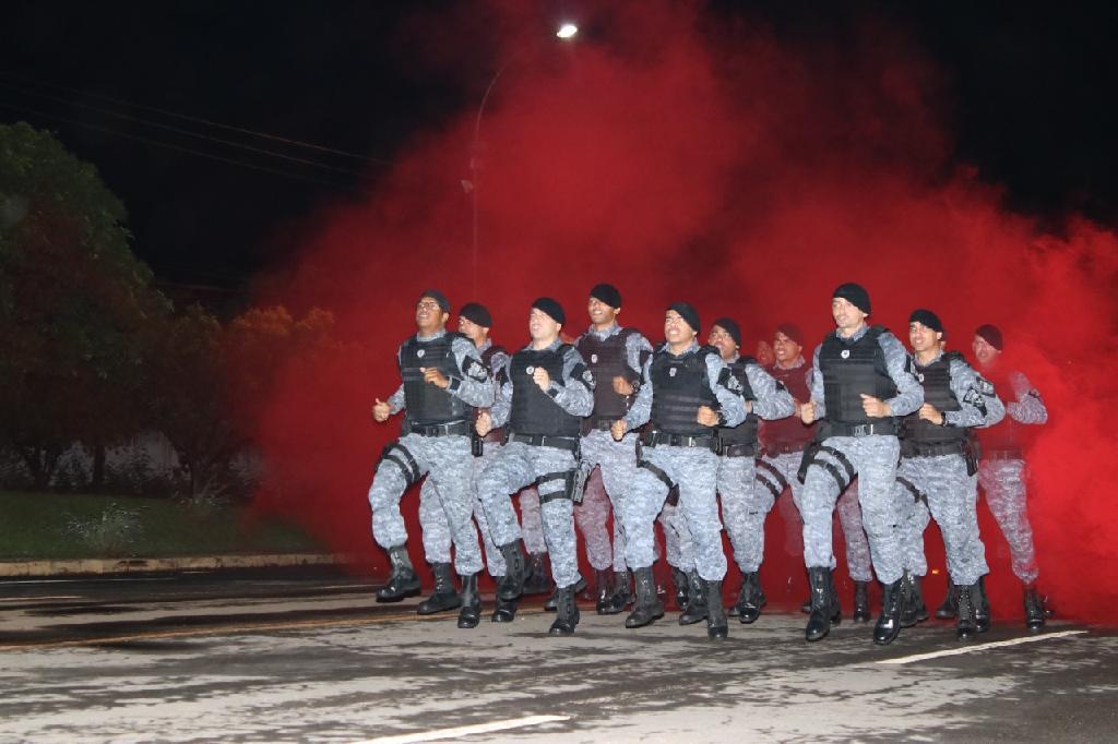 pm forma 27 novos policiais militares no curso de operacoes rotam