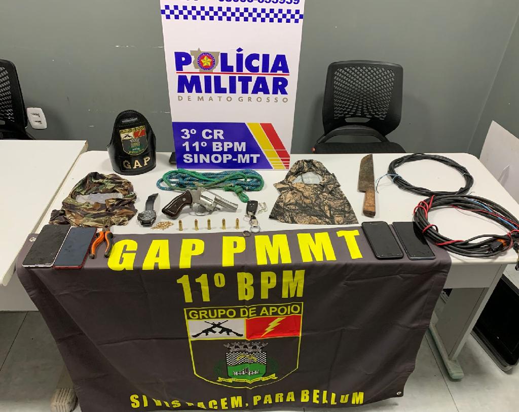 policia militar desarticula quadrilha especializada e evita roubo de carga no interior