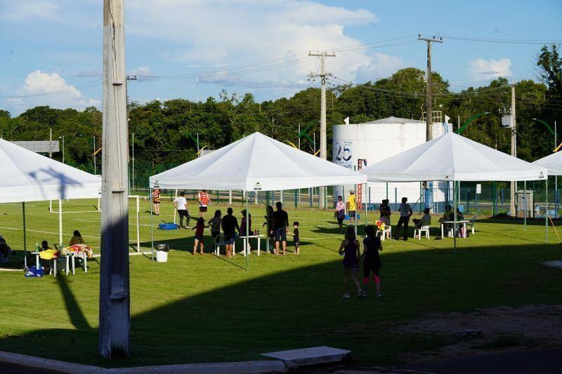 projeto conectar proporcionou momento recreativo para educadores de lucas do rio verde