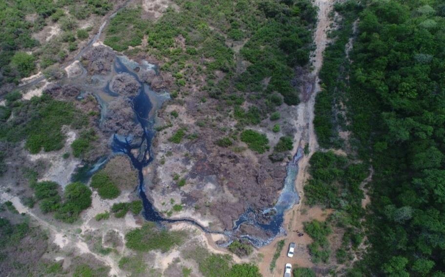 sema multa curtume por contaminacao do solo e despejo de efluentes em corrego de varzea grande