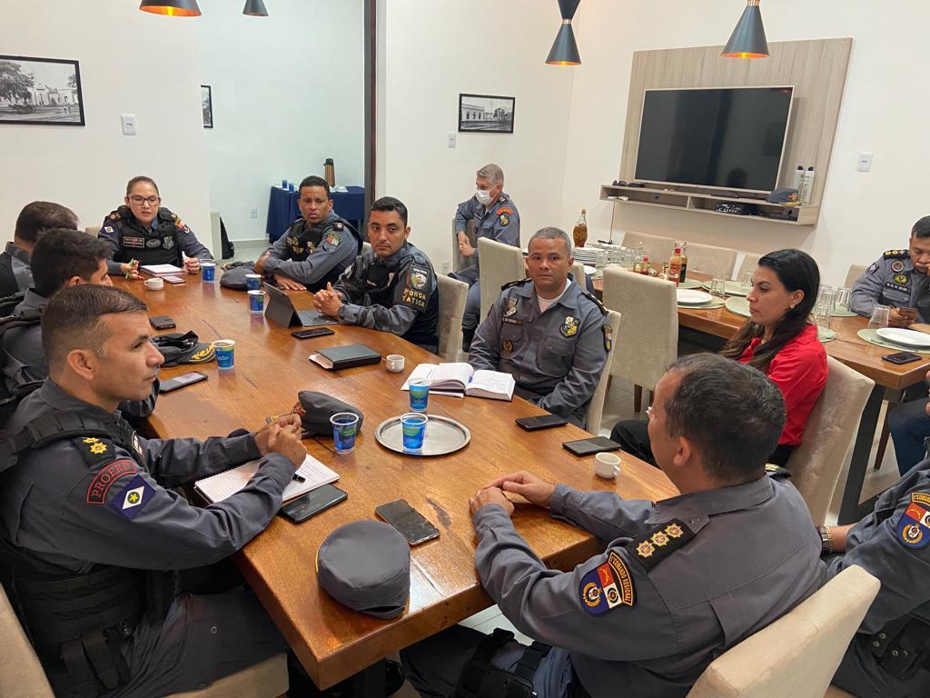 1º comando regional faz planejamento de reforco no policiamento da capital