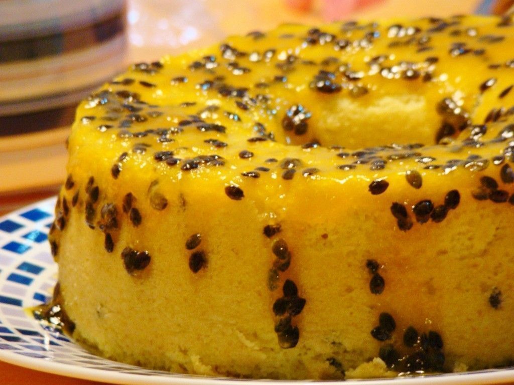 bolo de maracujá