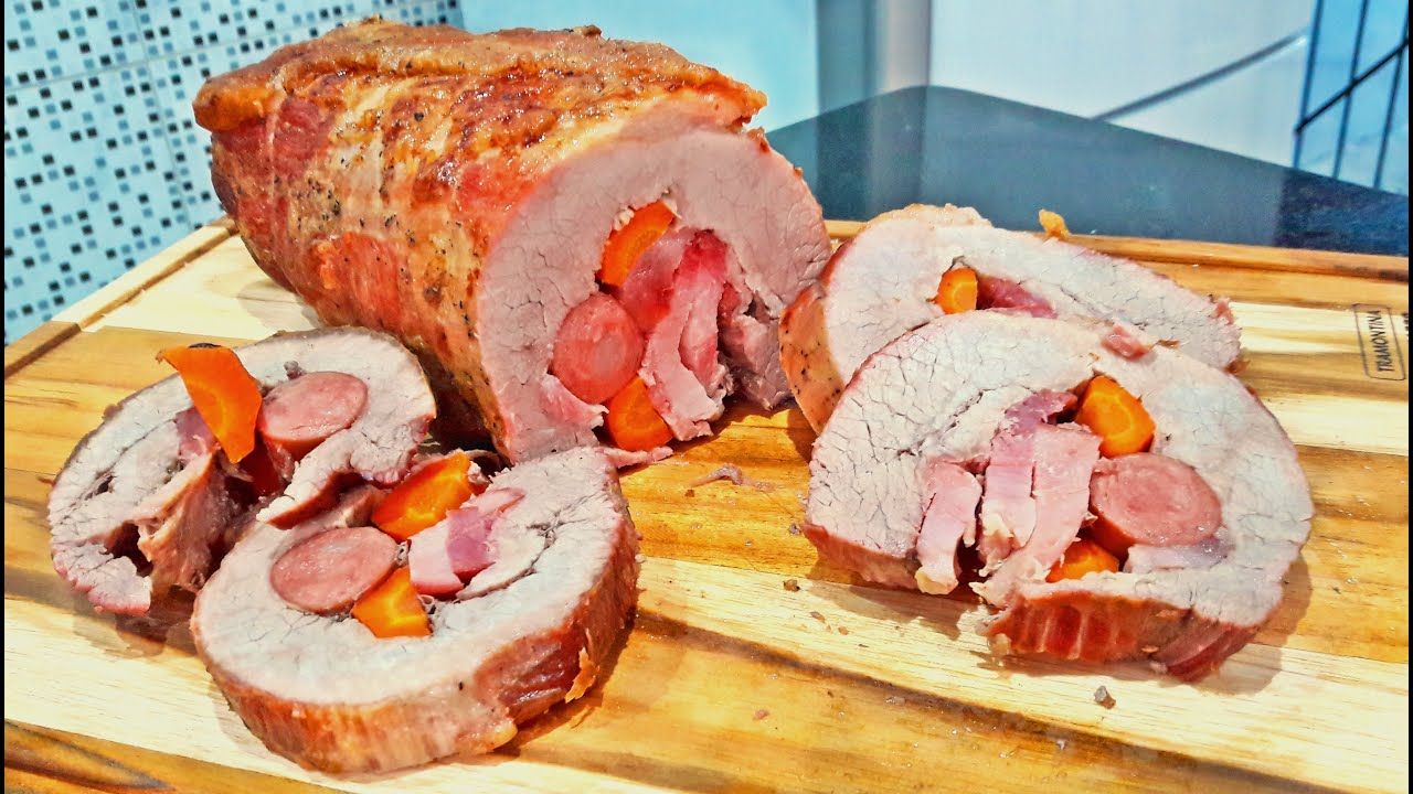 receita de lagarto recheado