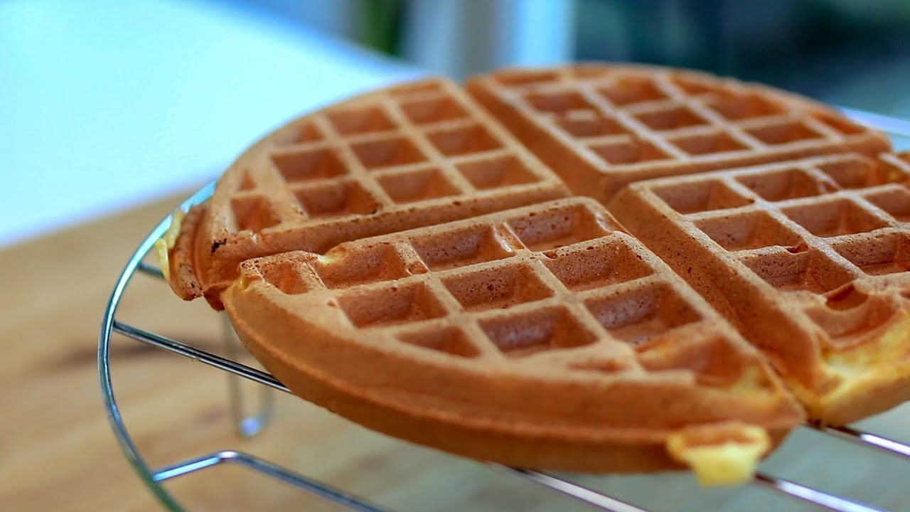 receita de waffle