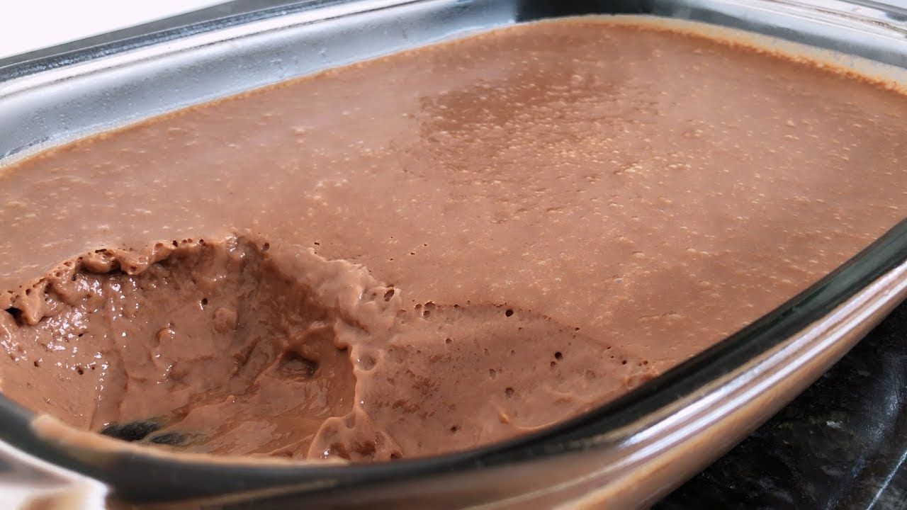 receita de mousse de chocolate