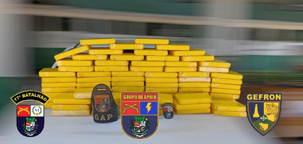 pm prende quadrilha com 85 quilos de droga na fronteira com a bolivia