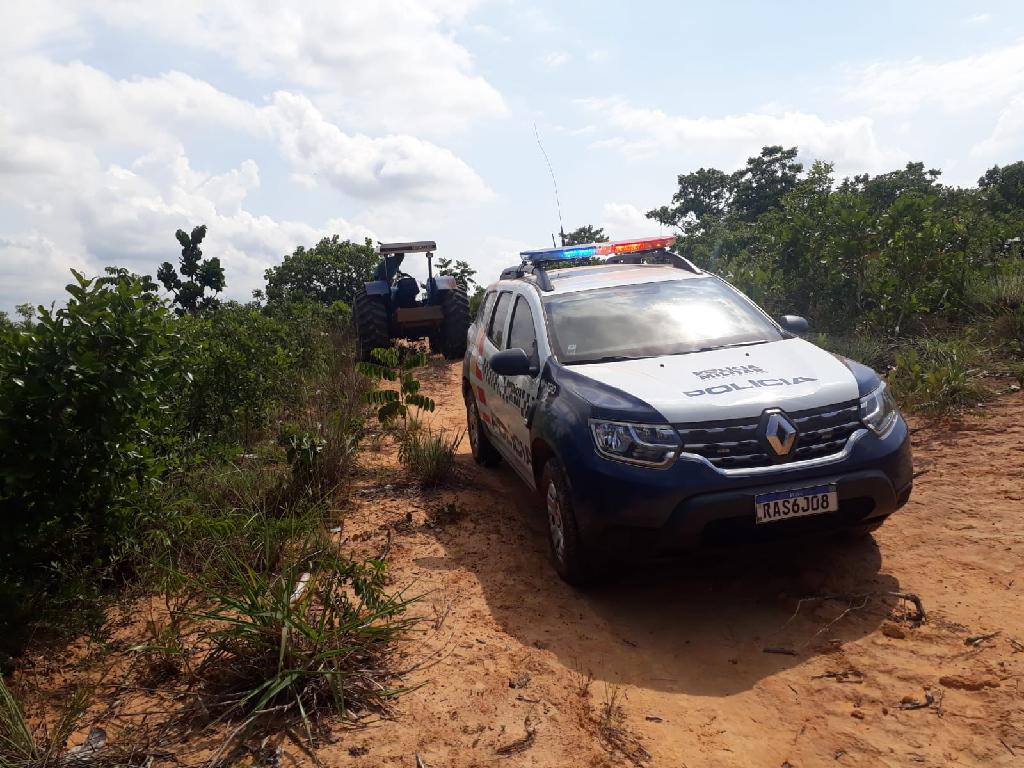 pm recupera trator e moto apos furto e roubo nos municipios de rondonopolis e tangara da serra