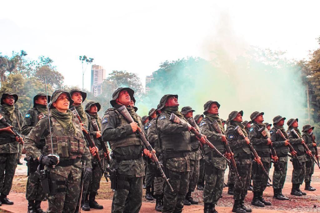 trinta e dois pms concluem 4º curso de policiamento ambiental