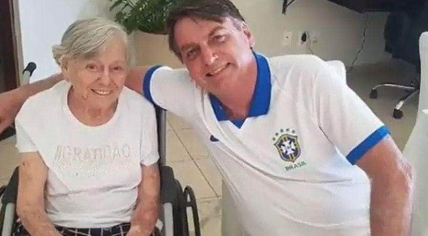 governo de mt lamenta morte da mae do presidente jair bolsonaro