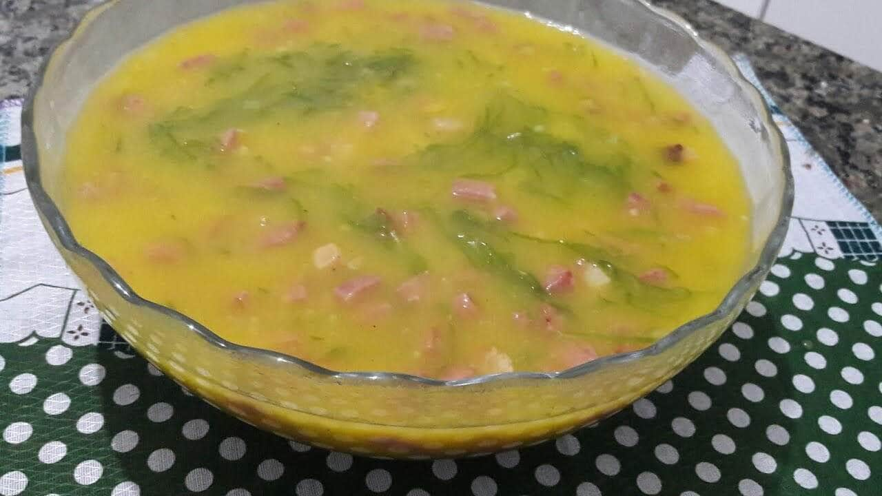 caldo de mandioquinha