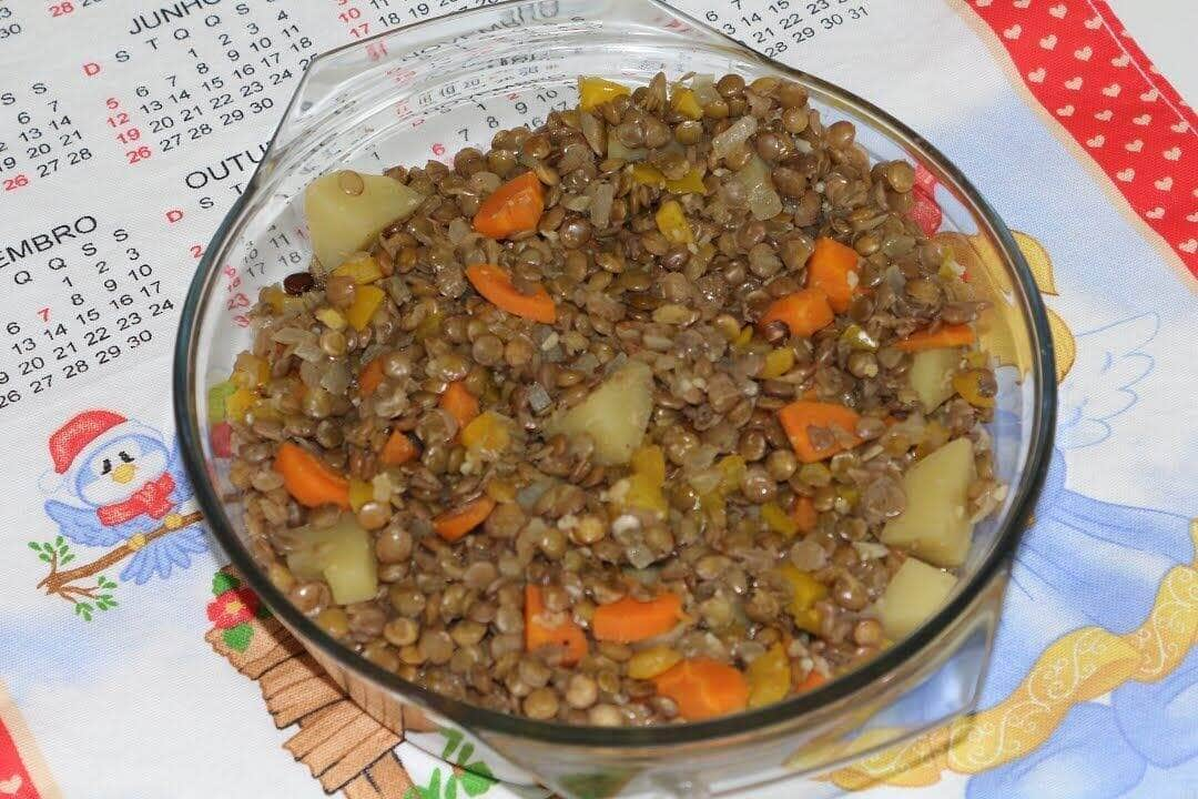 receita de lentilha