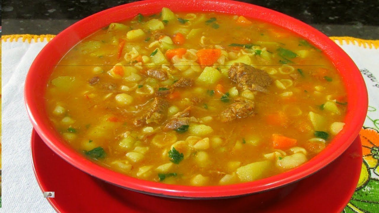 receita de sopa de legumes