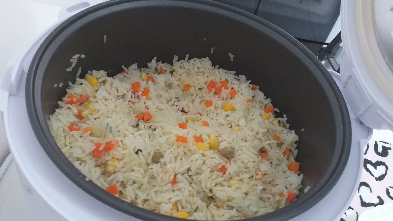 como fazer arroz na panela elétrica