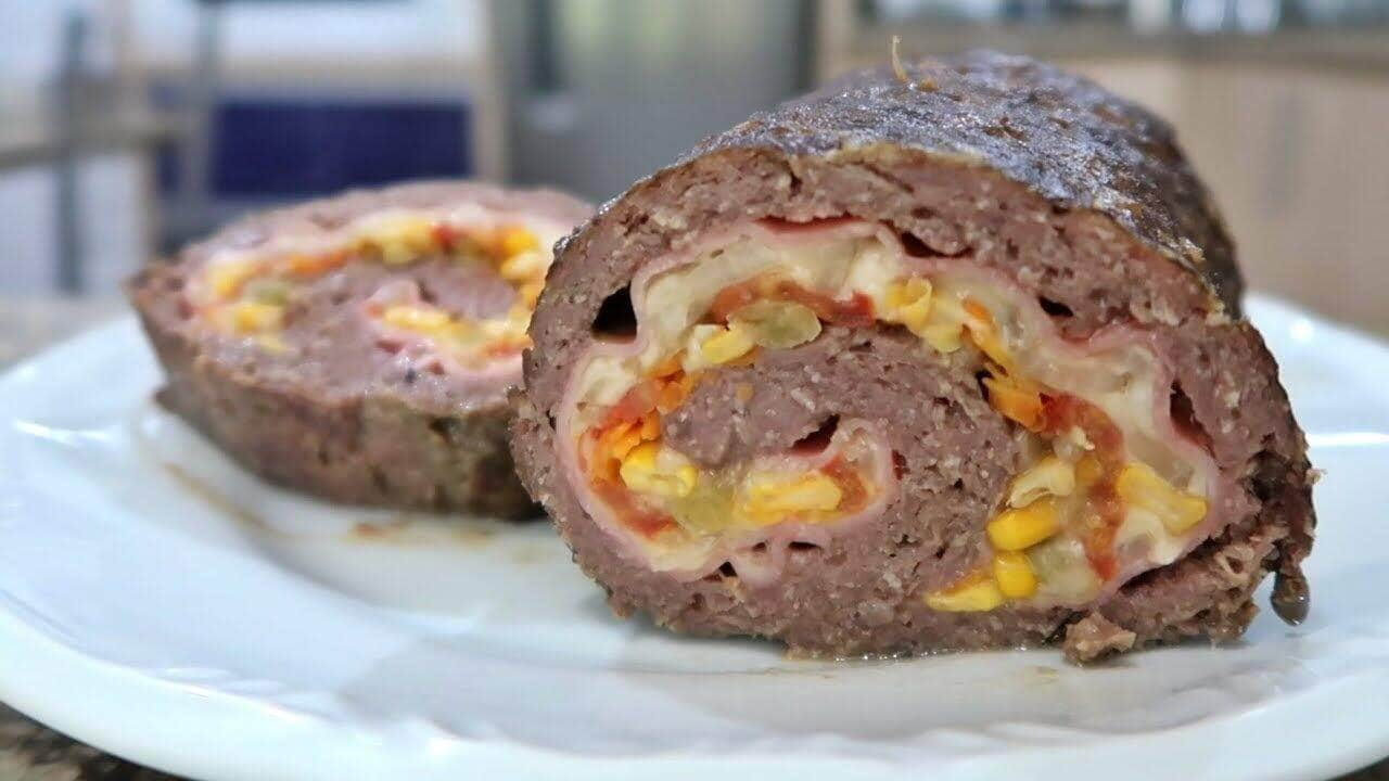 receita de rocambole de carne