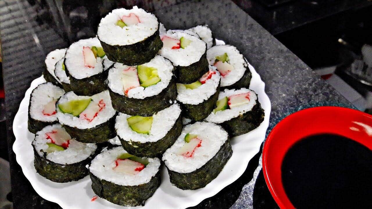 como fazer sushi