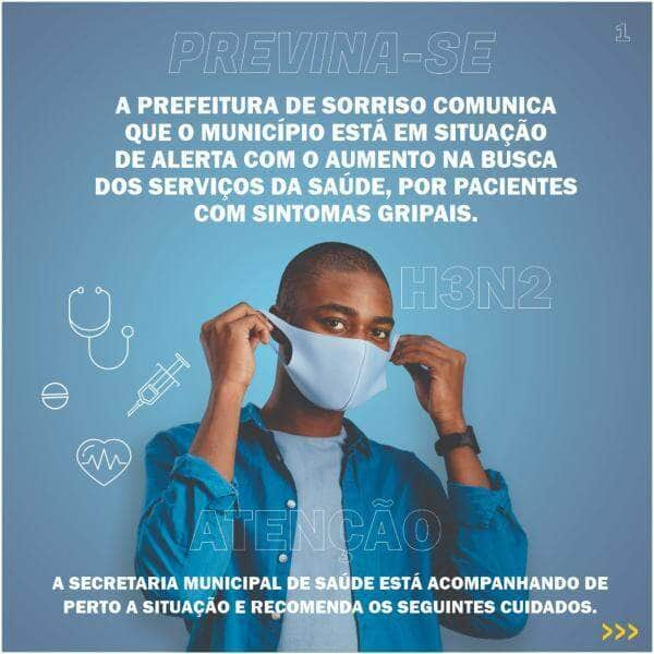 prefeitura de sorriso divulga alerta para cuidados contra doencas respiratorias