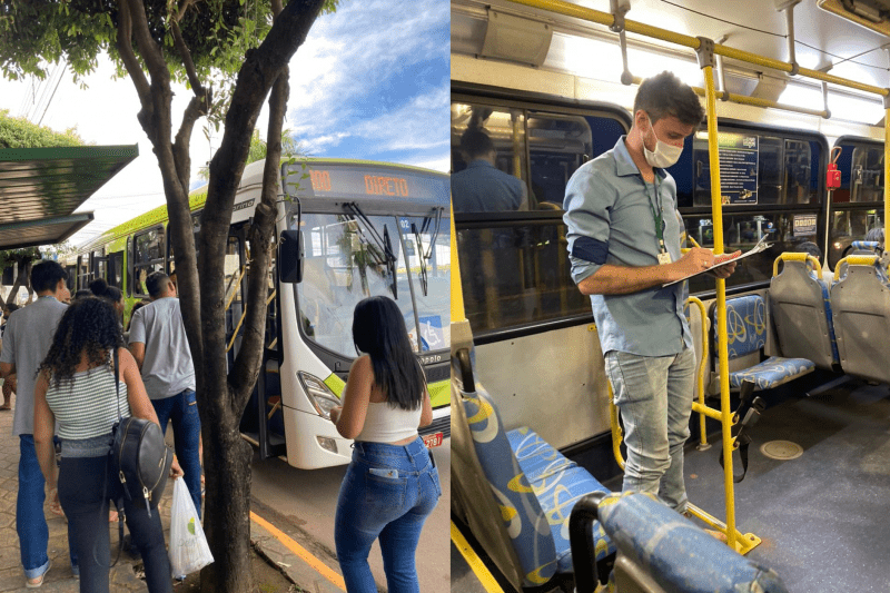 rotas do transporte coletivo sao percorridas para analisar melhorias e experiencia do usuario