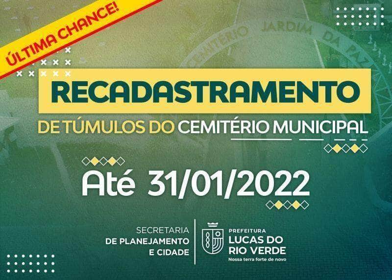 tumulos com cadastros desatualizados do cemiterio municipal serao transferidos para ossario