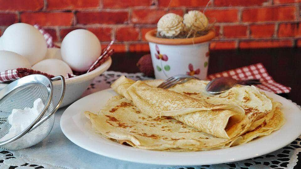 Receita de panqueca sem glúten e sem lactose