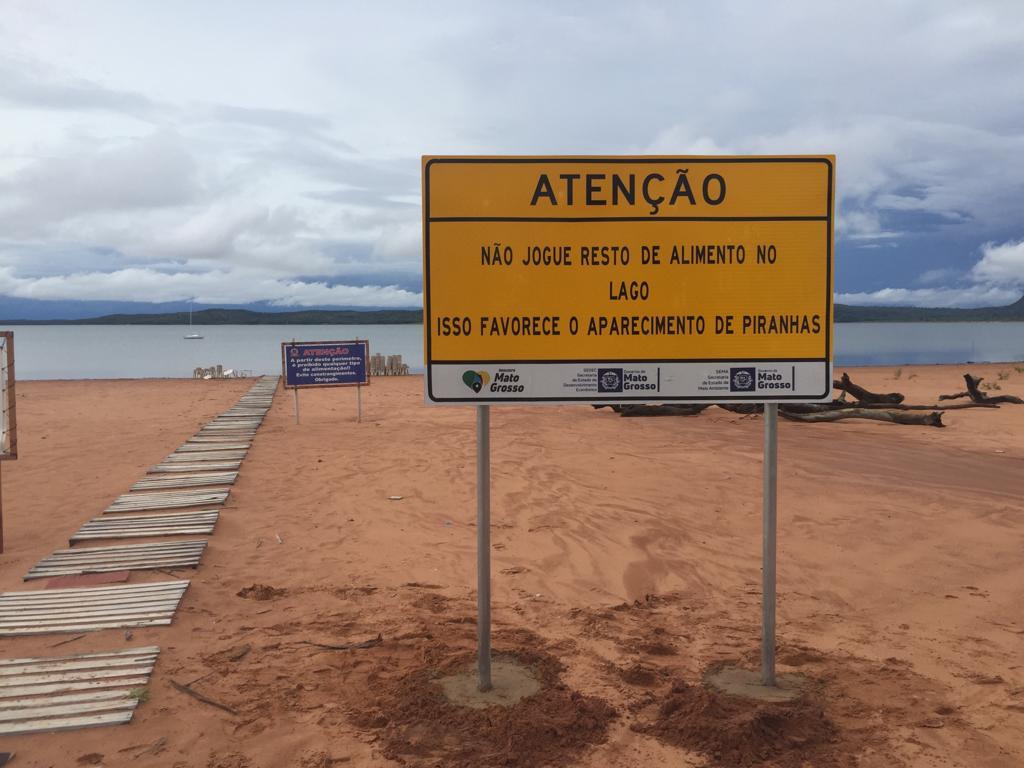governo orienta populacao sobre como evitar ataque de piranhas no lago do manso