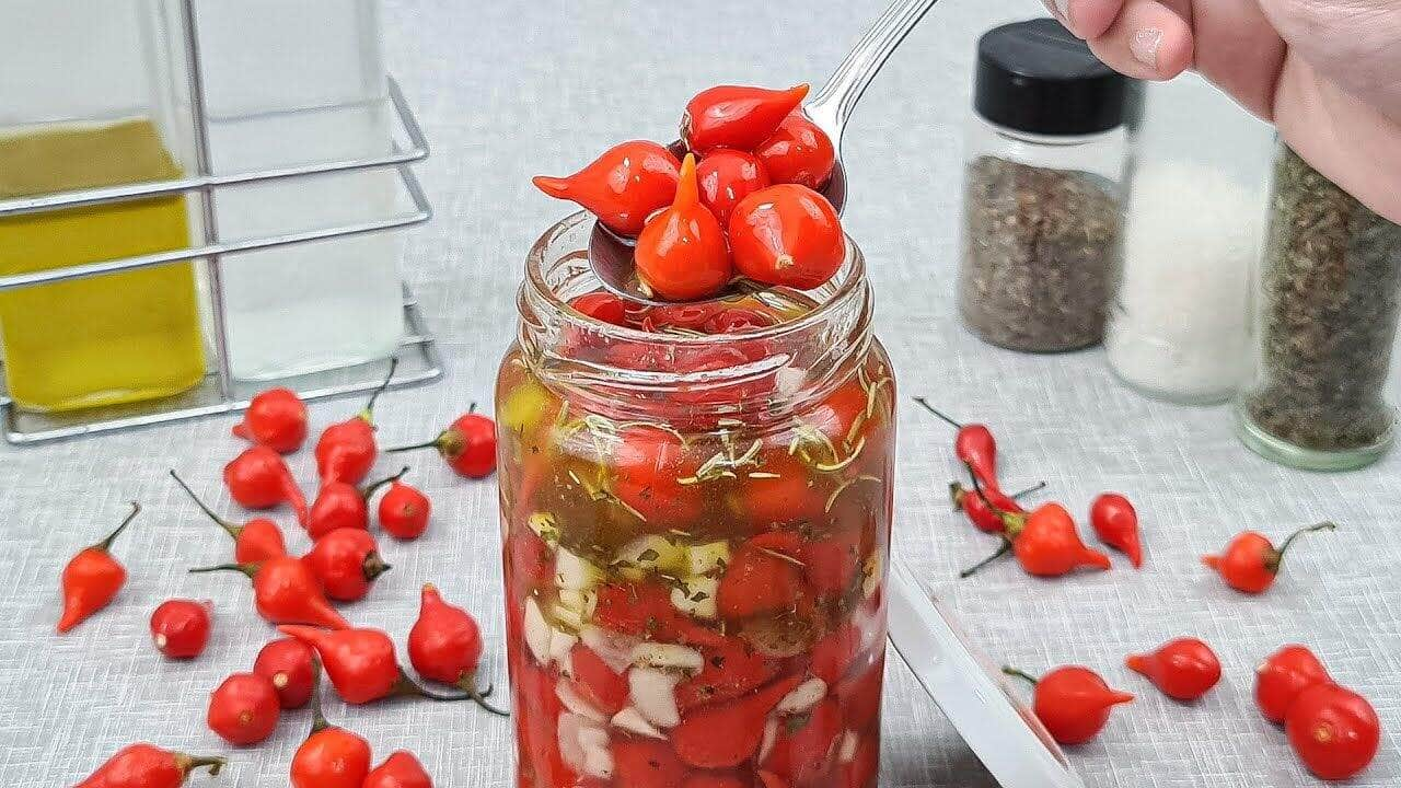 Como fazer conserva de pimenta biquinho