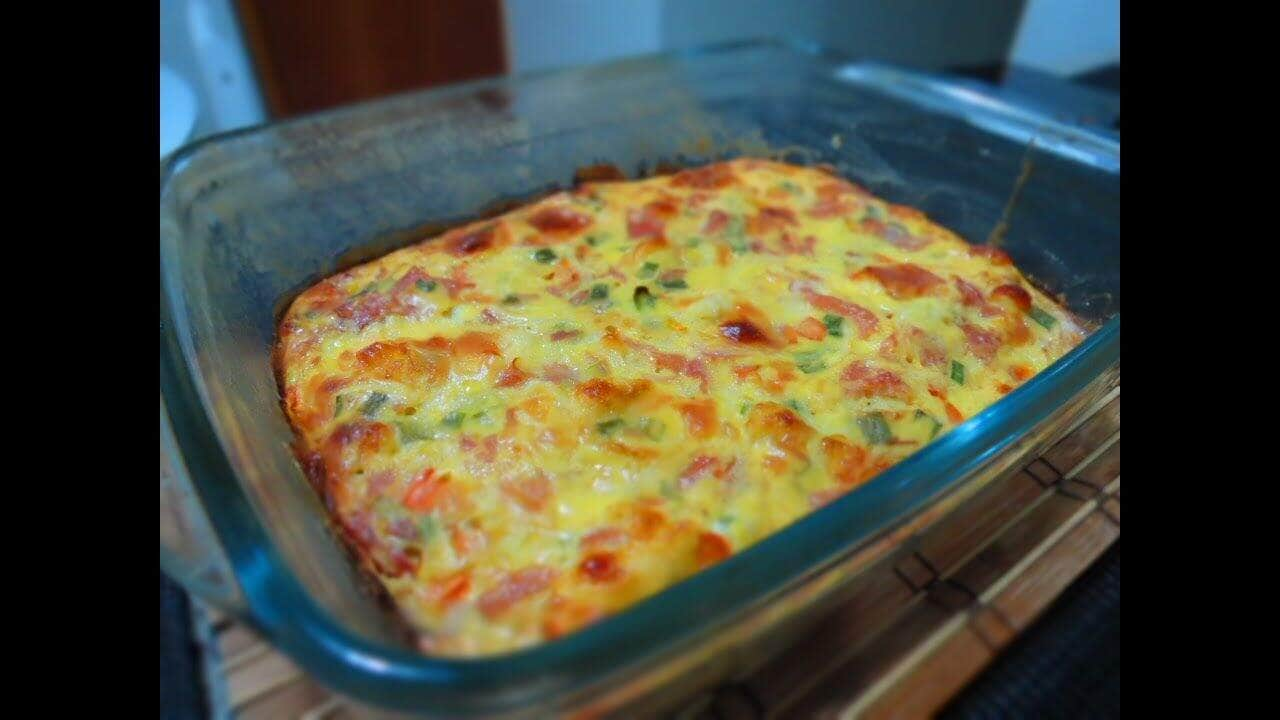 como fazer omelete de forno