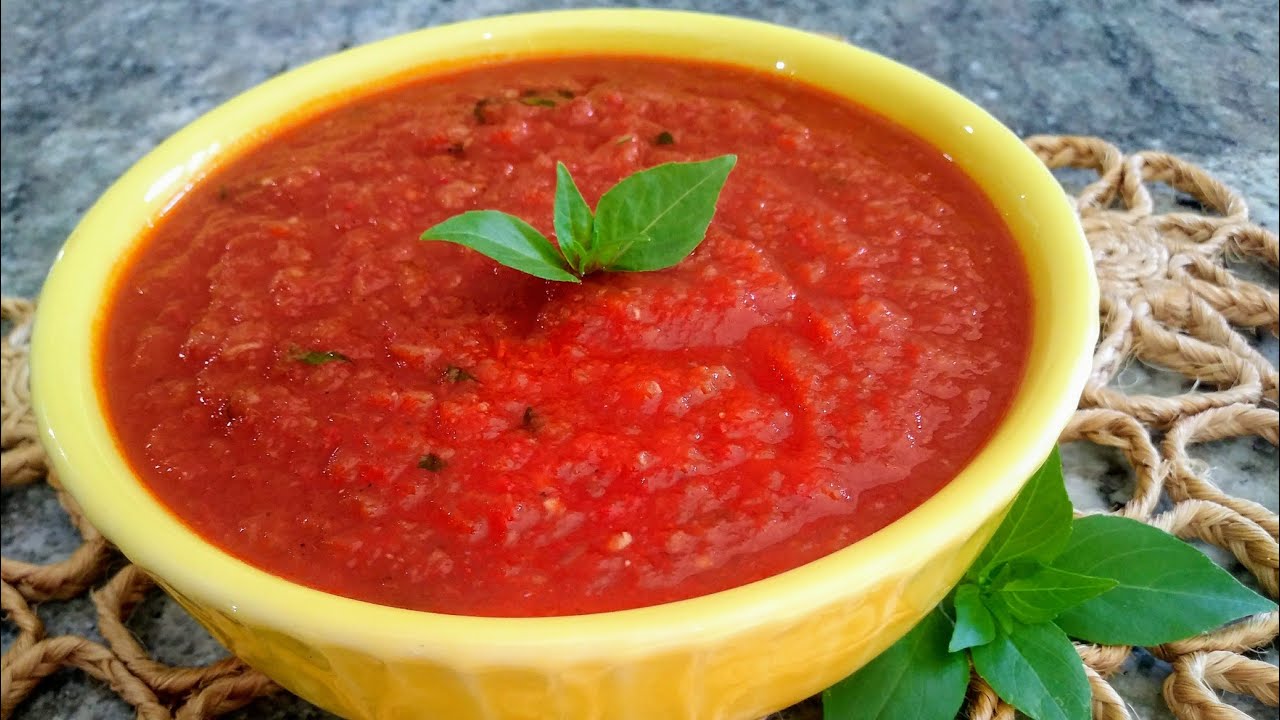 como fazer molho de tomate