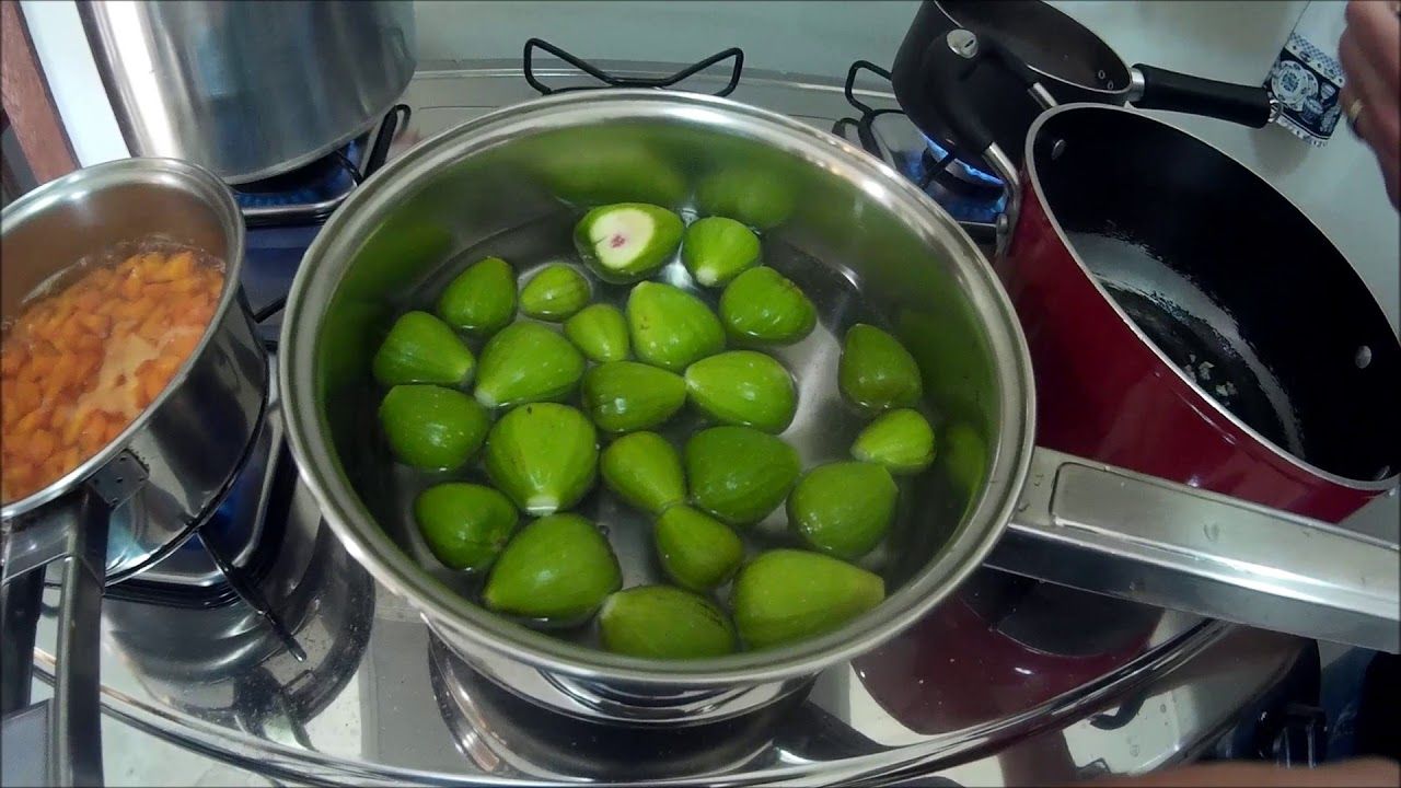 como fazer doce de figo