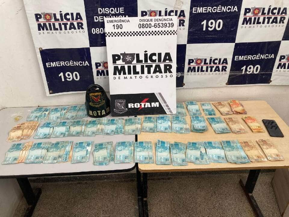 rotam prende membro de organizacao criminosa com r 33 mil em dinheiro