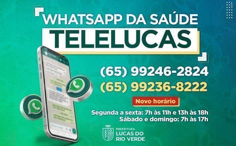 telelucas tem horario estendido e passa atender aos finais de semana