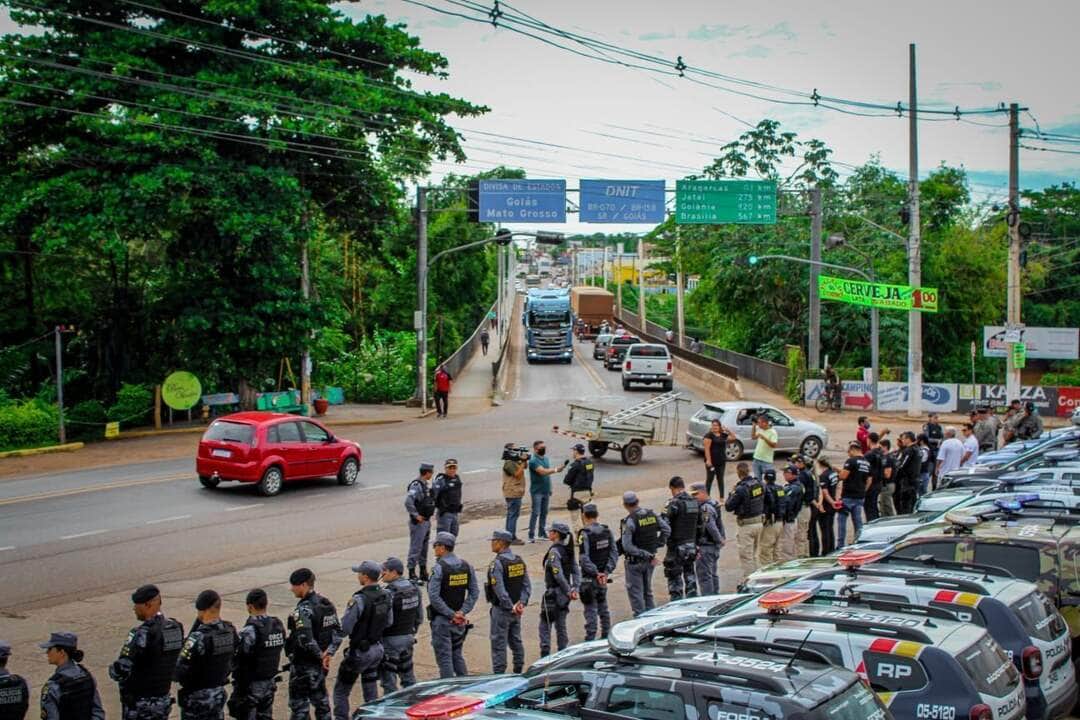 Forças de Segurança de MT e GO deflagram operação de combate à criminalidade na fronteira dos dois estados