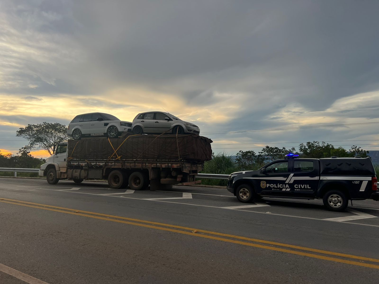 Caminhão com 20 metros cúbicos de madeira ilegal é apreendido na MT-251