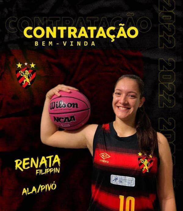 atleta destaque no basquetebol de sorriso e contratada pelo sport club do recife