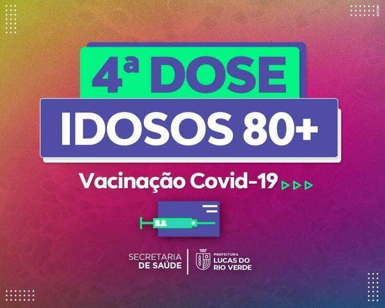 idosos acima de 80 anos ja podem receber 4ª dose da vacina contra covid