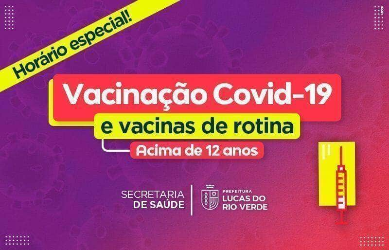 lucas do rio verde tera vacinacao a noite nesta quinta feira 31