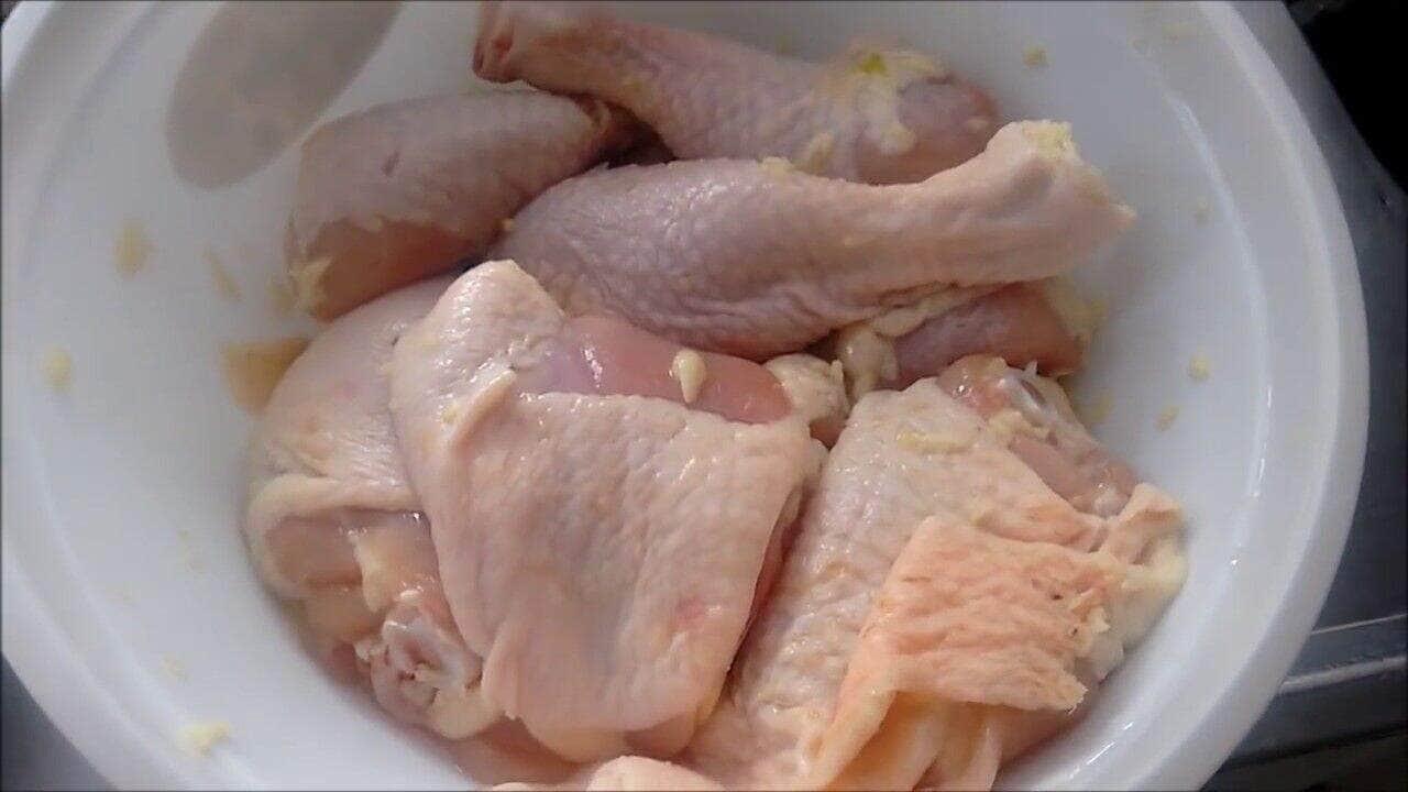 como tremperar coxa de frango