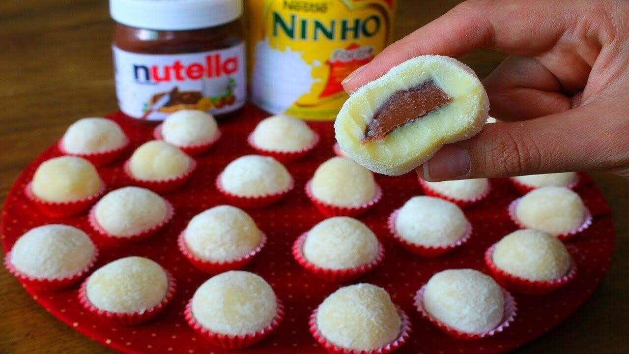 como fazer leite ninho com nutella