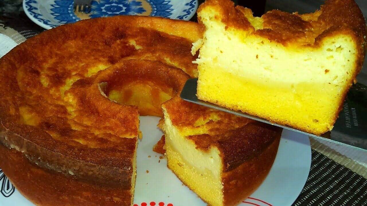 receita de bolo de fubá cremoso