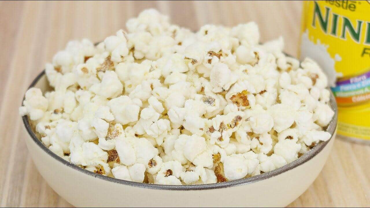 como fazer pipoca com manteiga