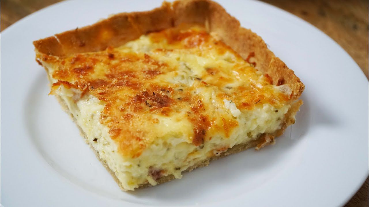 como fazer quiche de queijo