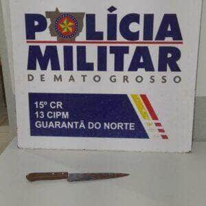 pm prende idoso que matou homem com golpes de faca em guaranta do norte